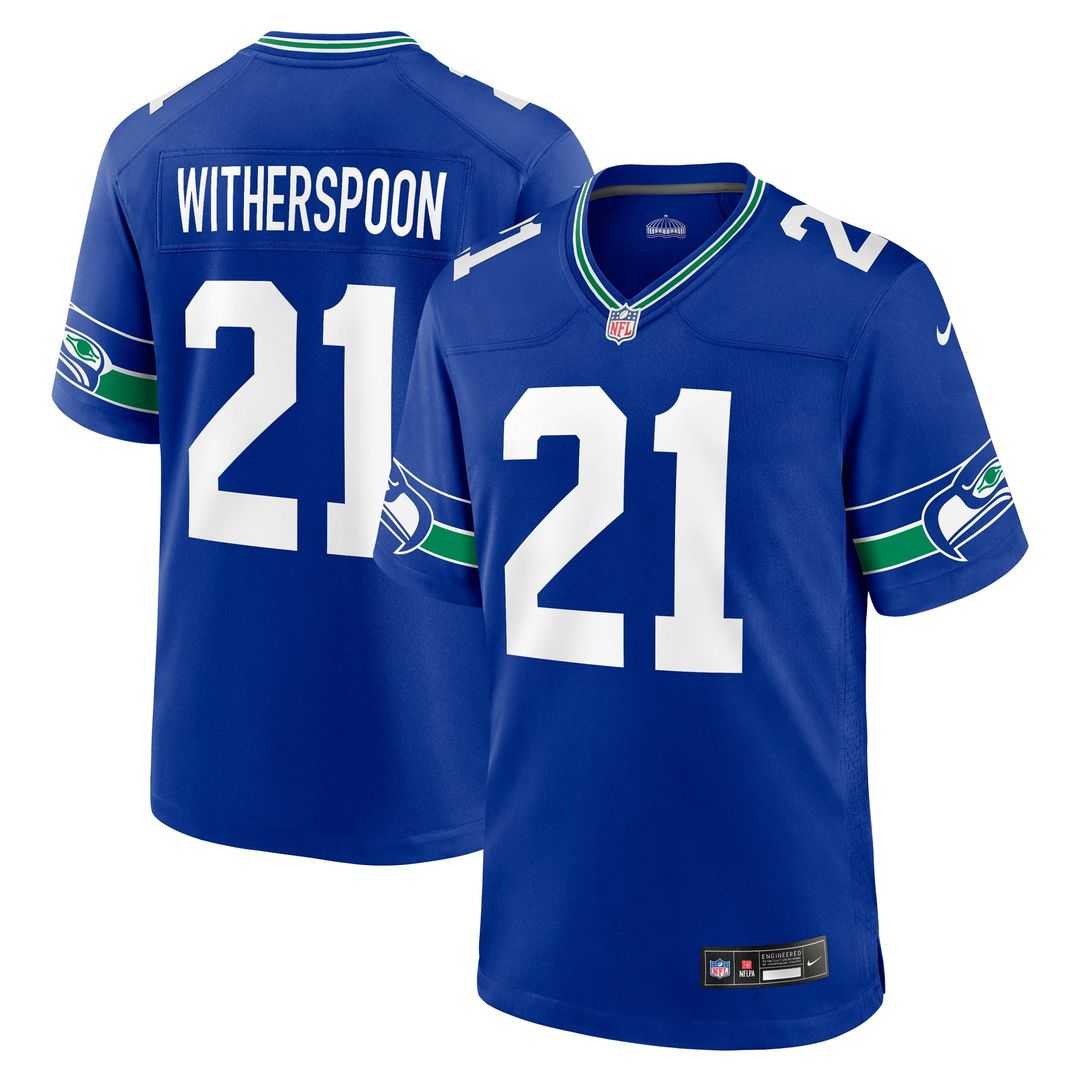 Seattle Seahawks Devon Witherspoon White Game Jersey | NFL Football Jersey