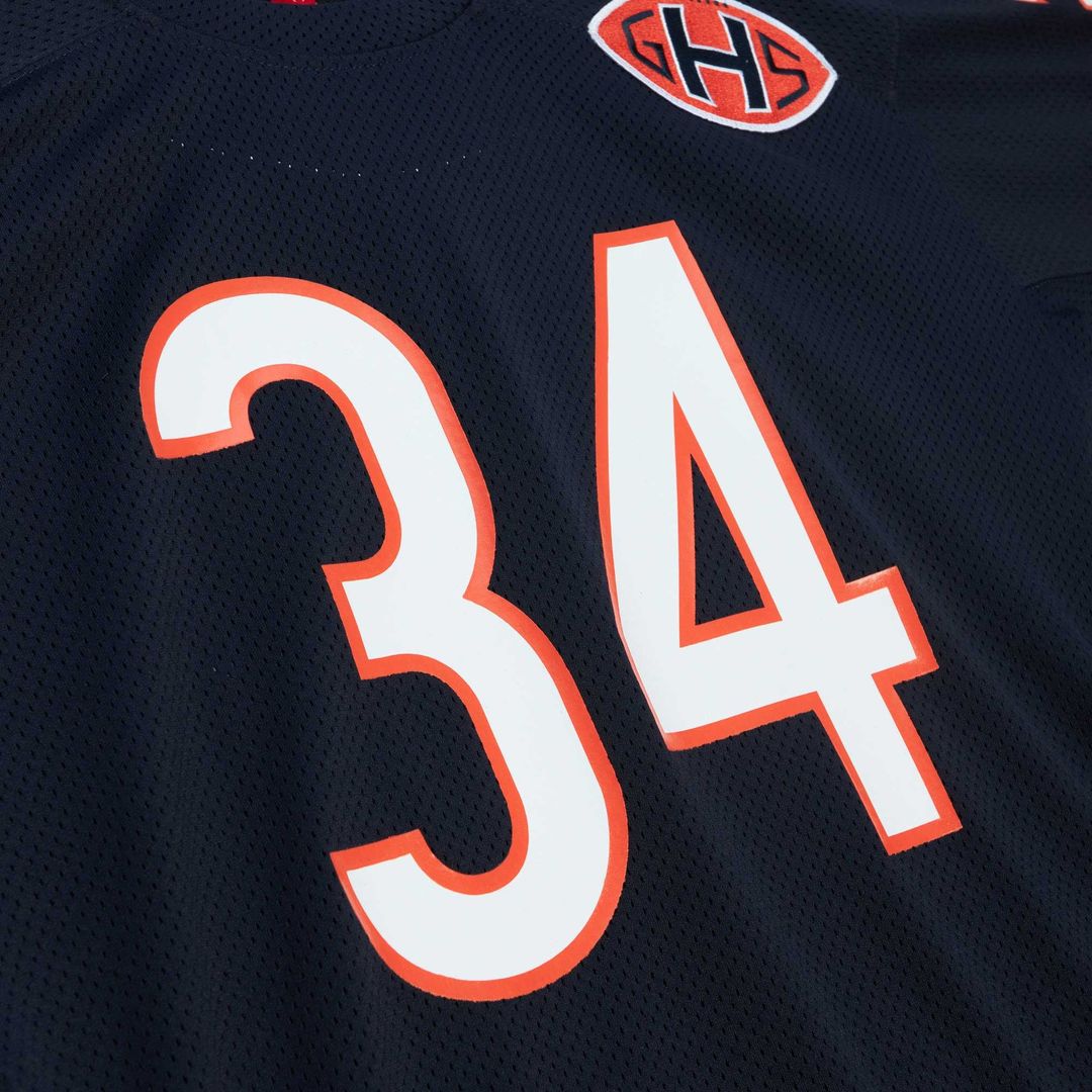 Chicago Bears 1985 Walter Payton White Authentic Throwback Retired Player Jersey | NFL Football Jersey