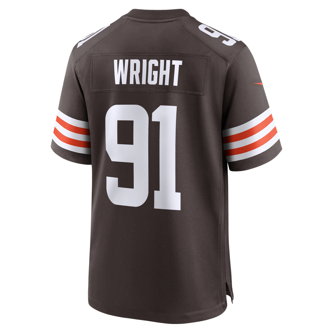 Cleveland Browns Alex Wright Brown Team Game Jersey | NFL Football Jersey