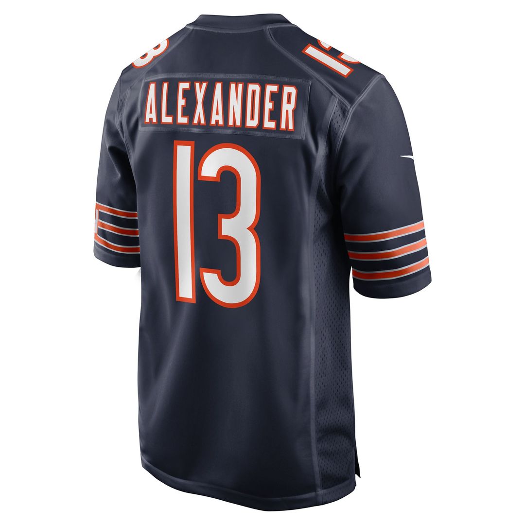 Chicago Bears Maurice Alexander Navy Team Game Jersey | NFL Football Jersey