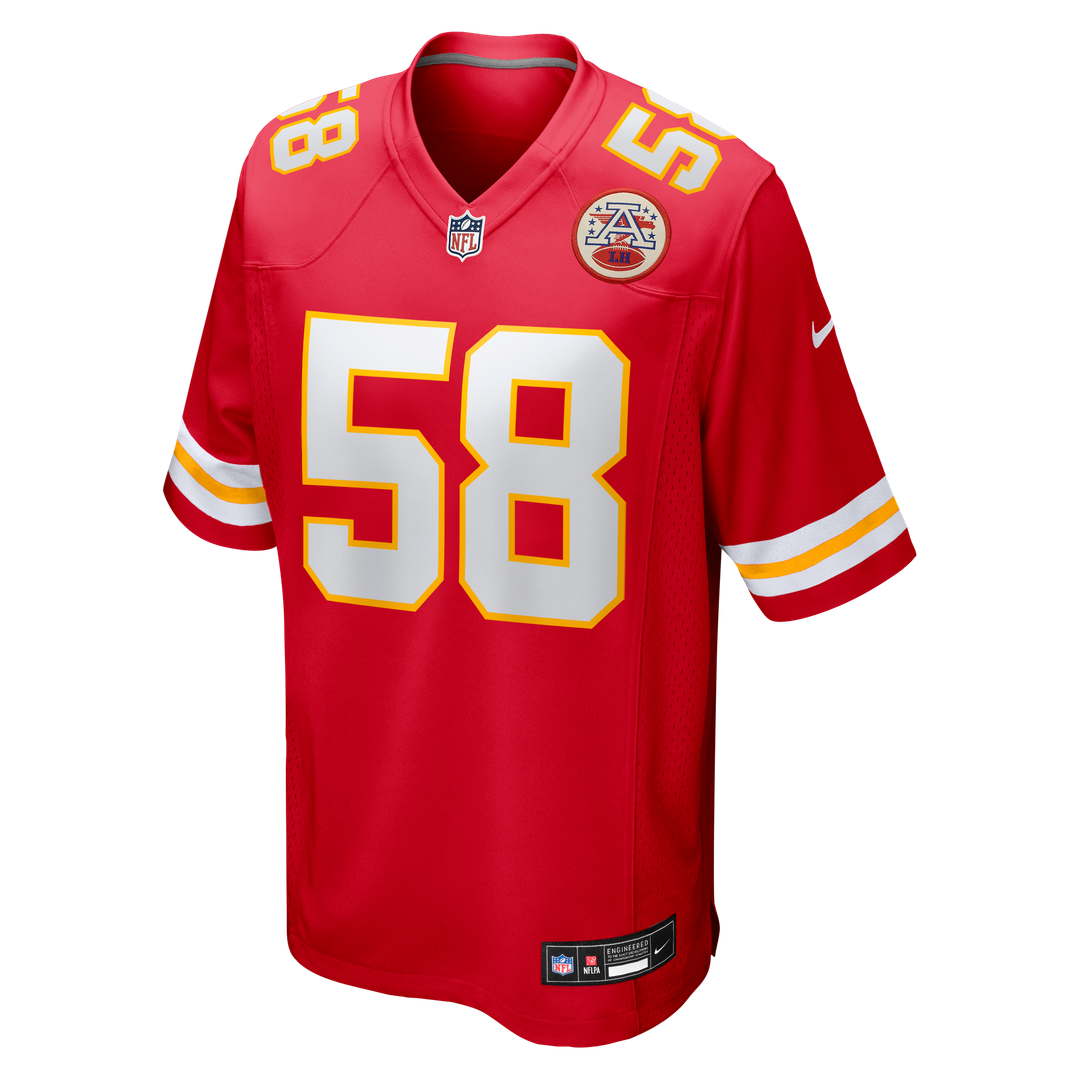 Kansas City Chiefs Derrick Thomas Red Game Retired Player Jersey | NFL Football Jersey