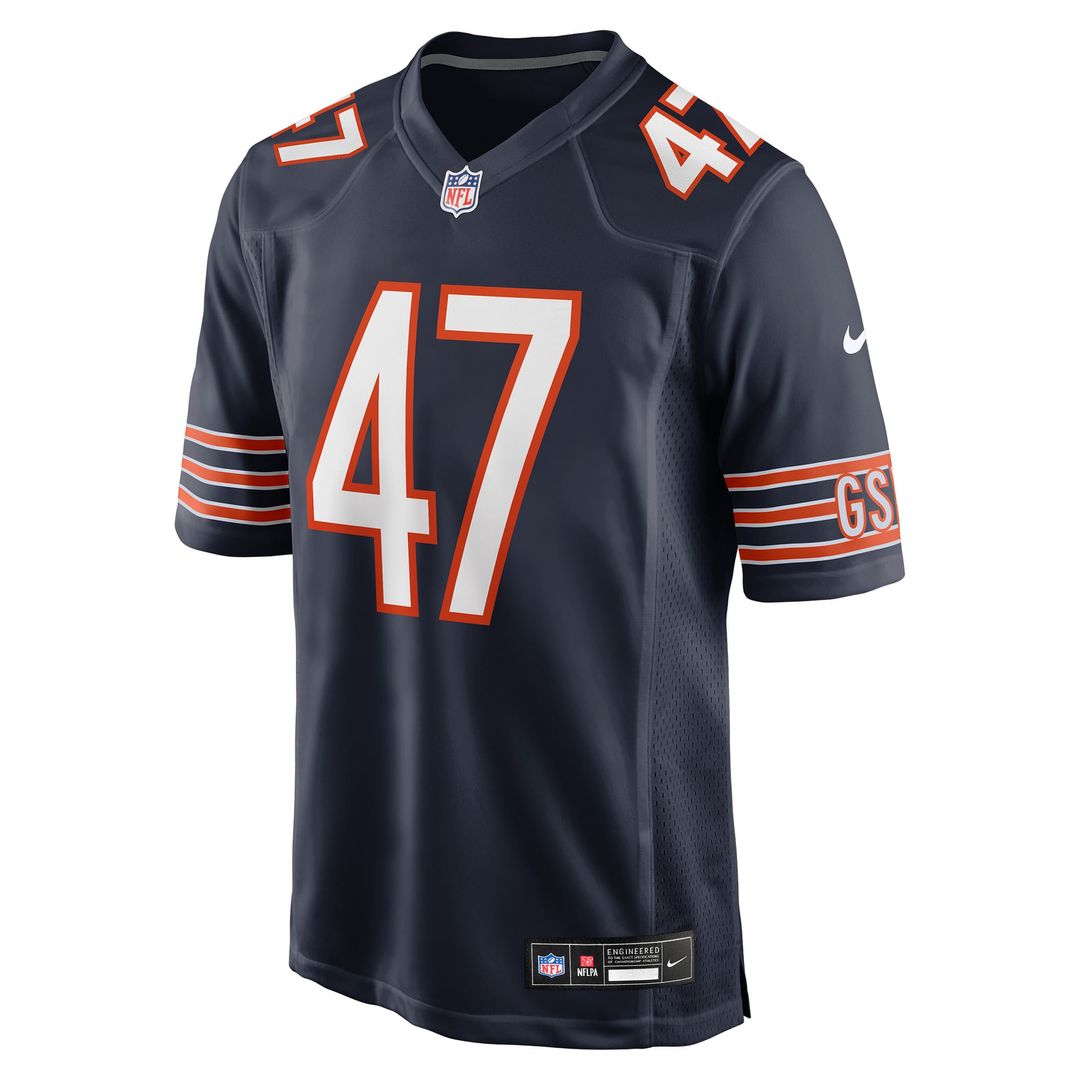 Chicago Bears Ruben Hyppolite II Navy Team Game Jersey | NFL Football Jersey