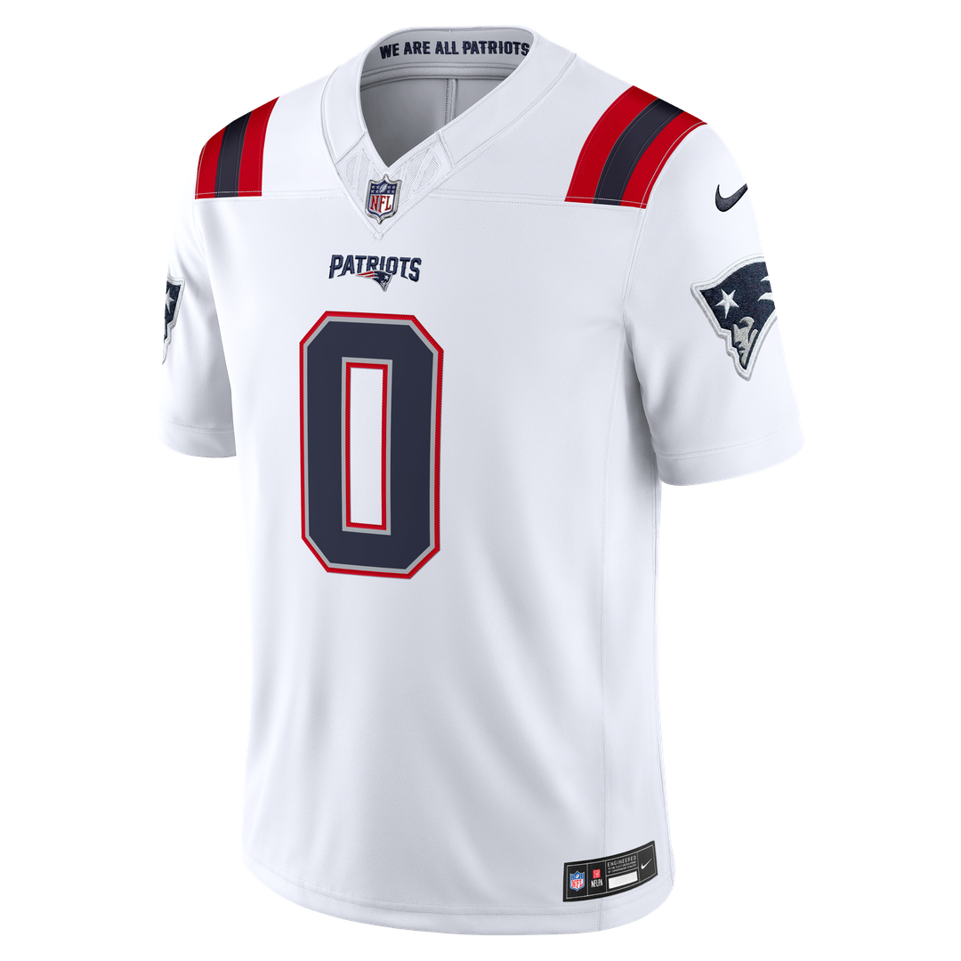 New England Patriots Christian Gonzalez Navy Team Vapor F.U.S.E. Stitched Limited Jersey | NFL Football Jersey
