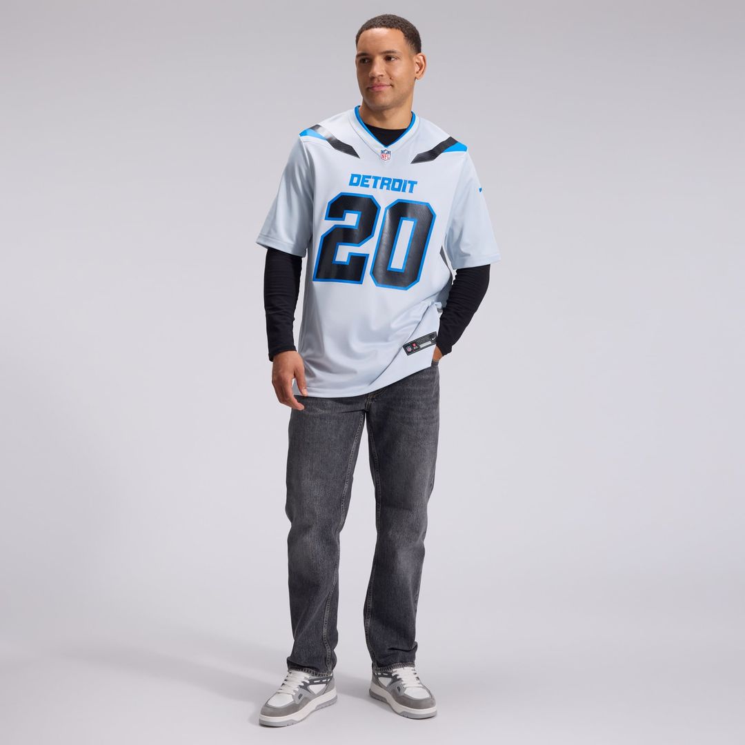 Detroit Lions Barry Sanders Silver 2026 Rivalries Collection Game Jersey | NFL Football Jersey