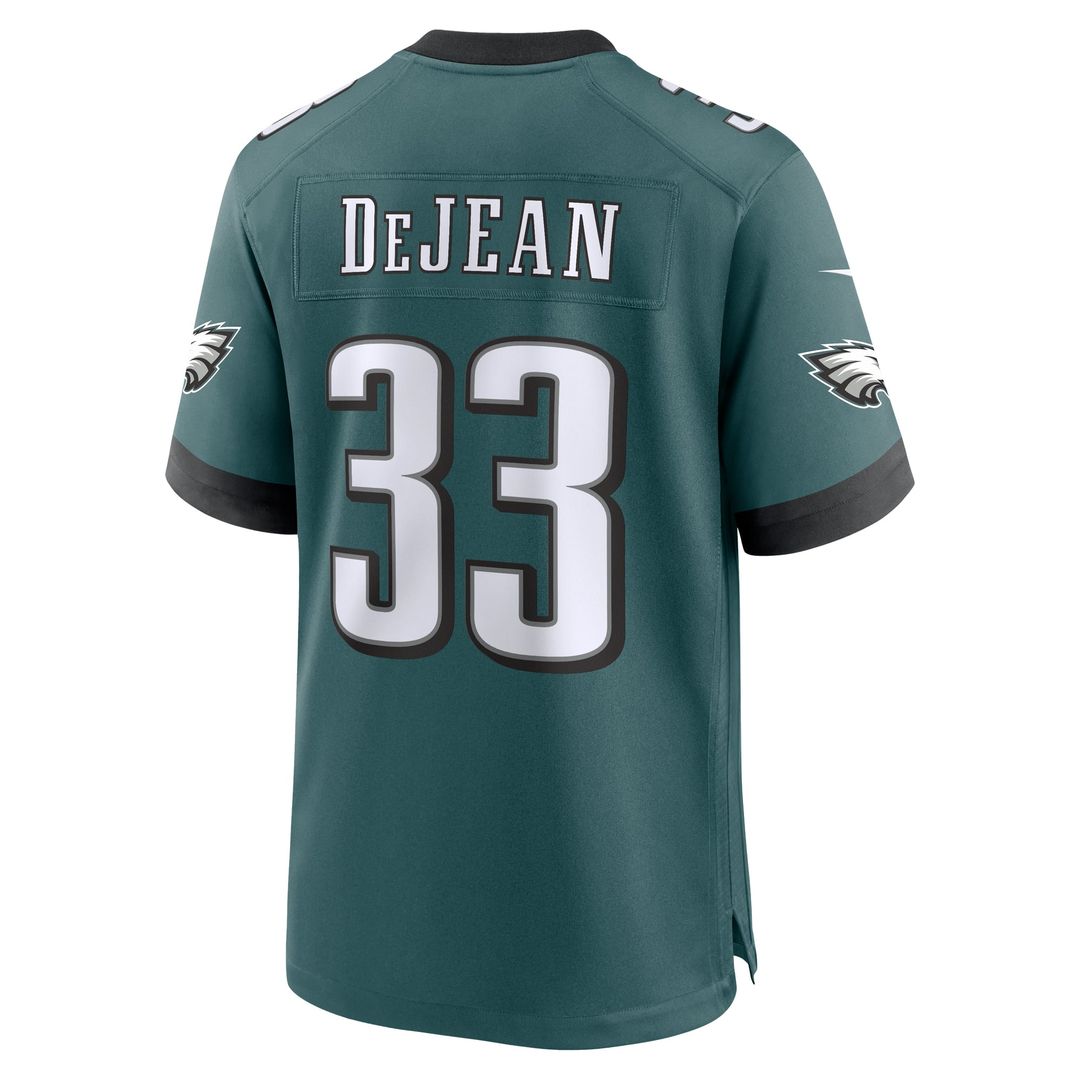 Philadelphia Eagles Cooper DeJean Green Game Jersey | NFL Football Jersey
