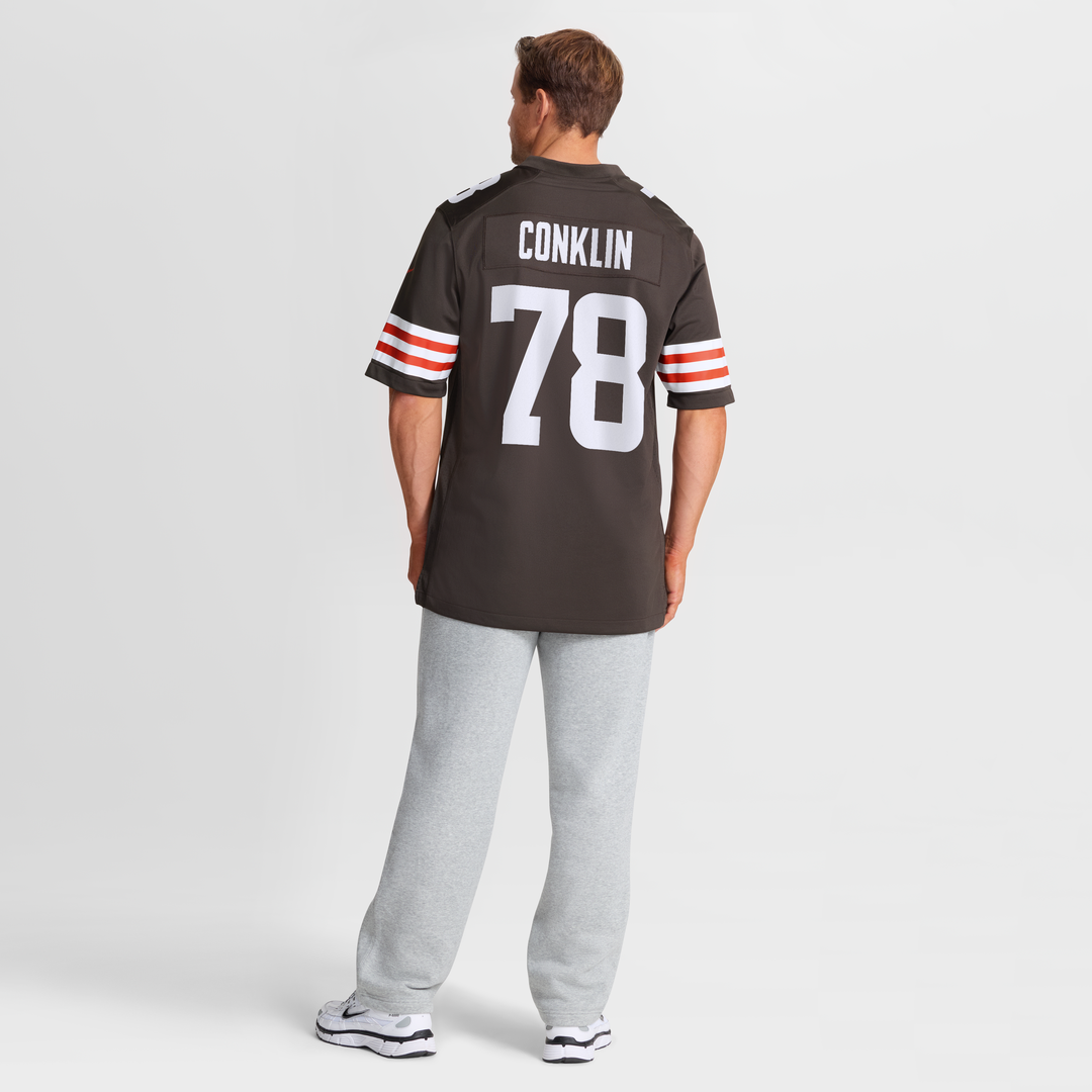 Cleveland Browns Jack Conklin Brown Game Player Jersey | NFL Football Jersey