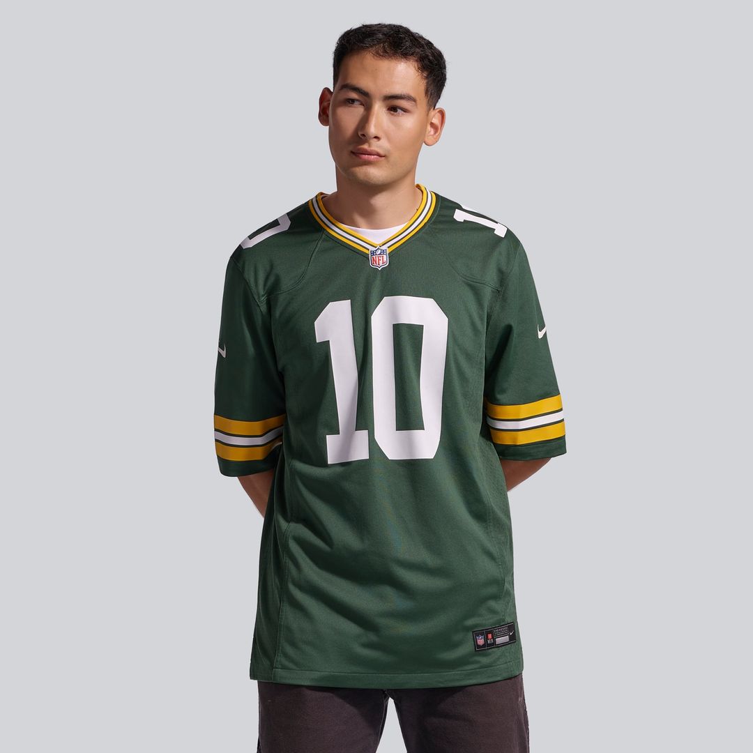 Green Bay Packers Love Green Player Game Jersey | NFL Football Jersey