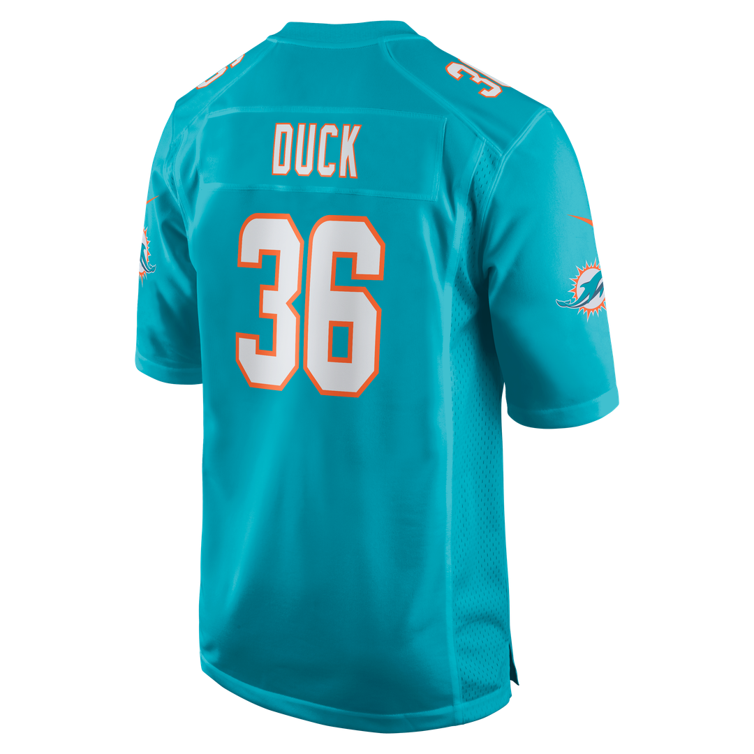 Miami Dolphins Storm Duck Aqua Game Jersey | NFL Football Jersey