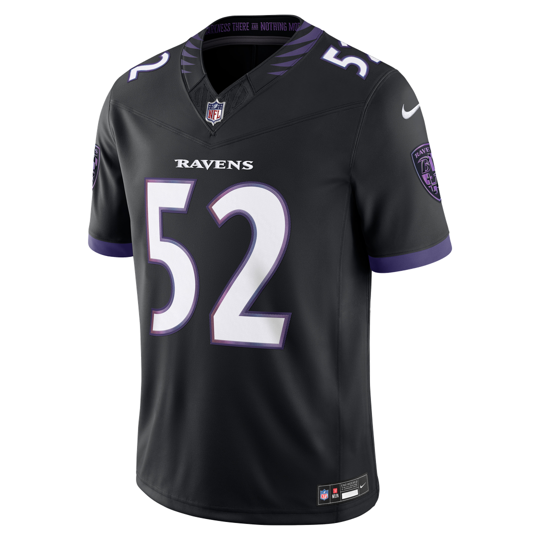 Baltimore Ravens Ray Lewis Black Alternate Vapor F.U.S.E. Stitched Retired Player Limited Jersey | NFL Football Jersey