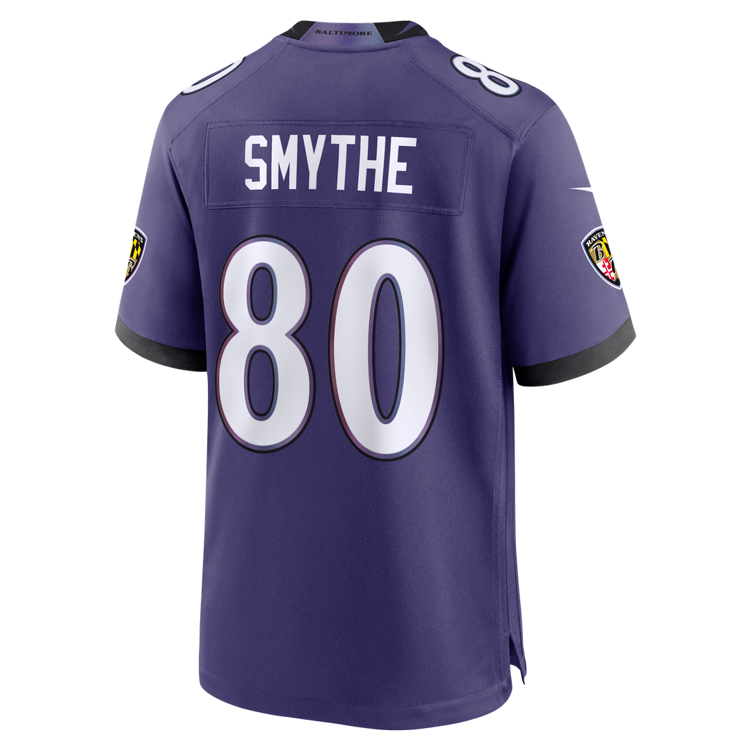 Baltimore Ravens Durham Smythe Purple Team Game Jersey | NFL Football Jersey