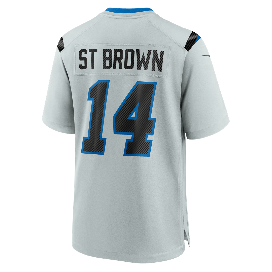 Detroit Lions Amon-Ra St. Brown Silver 2026 Rivalries Collection Game Jersey | NFL Football Jersey