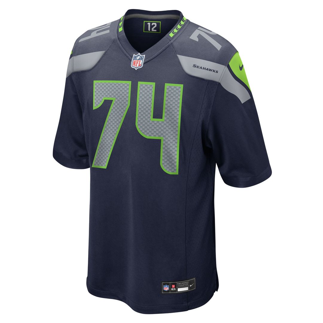 Seattle Seahawks Josh Jones College Navy Team Game Jersey | NFL Football Jersey