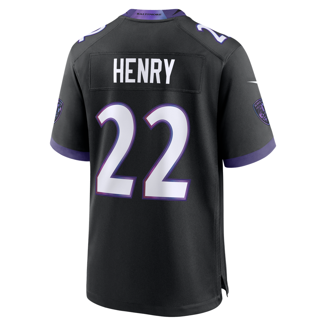 Baltimore Ravens Derrick Henry Black Alternate Game Jersey | NFL Football Jersey
