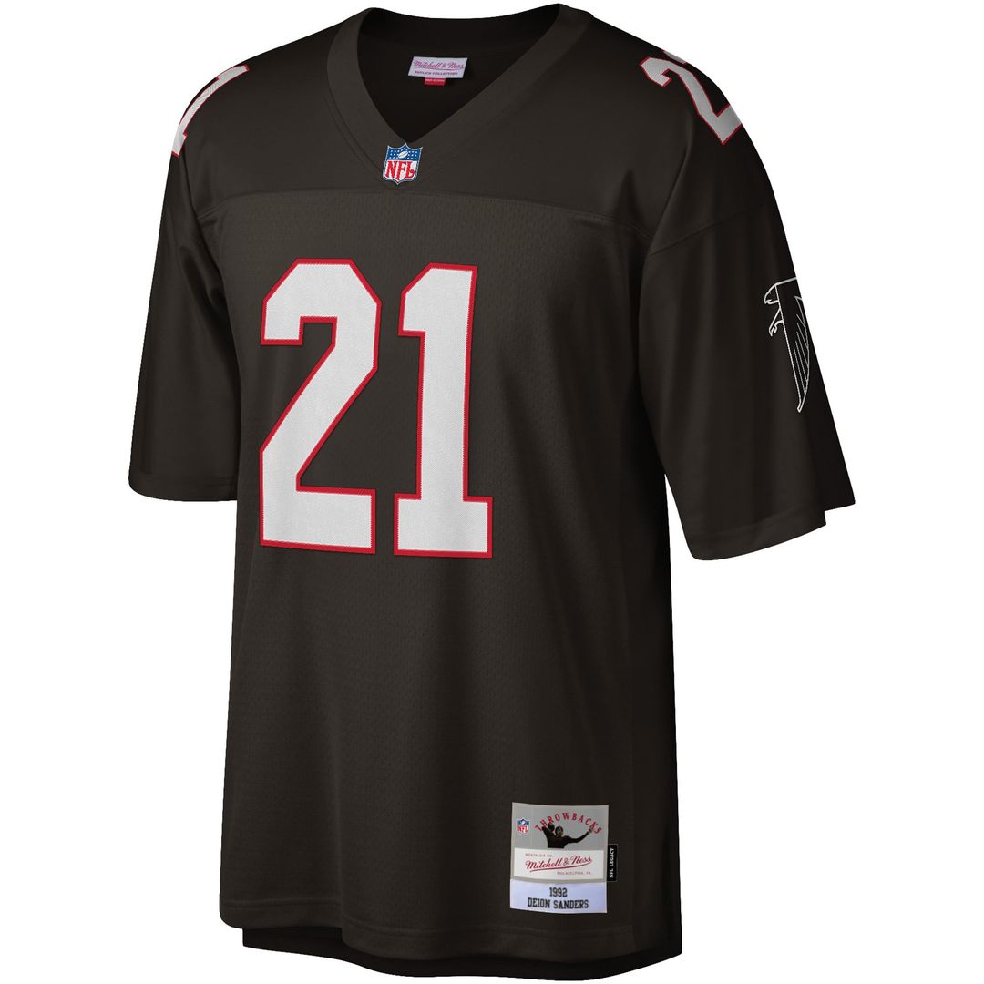 Atlanta Falcons Deion Sanders Red Legacy Replica Jersey | NFL Football Jersey