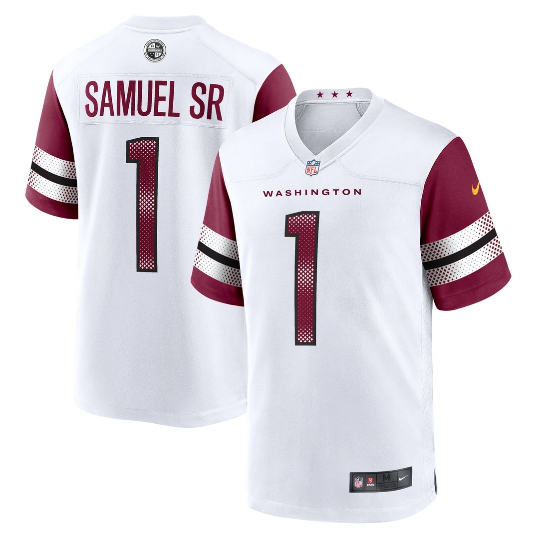 Washington Commanders Deebo Samuel Sr Burgundy Game Player Jersey | NFL Football Jersey