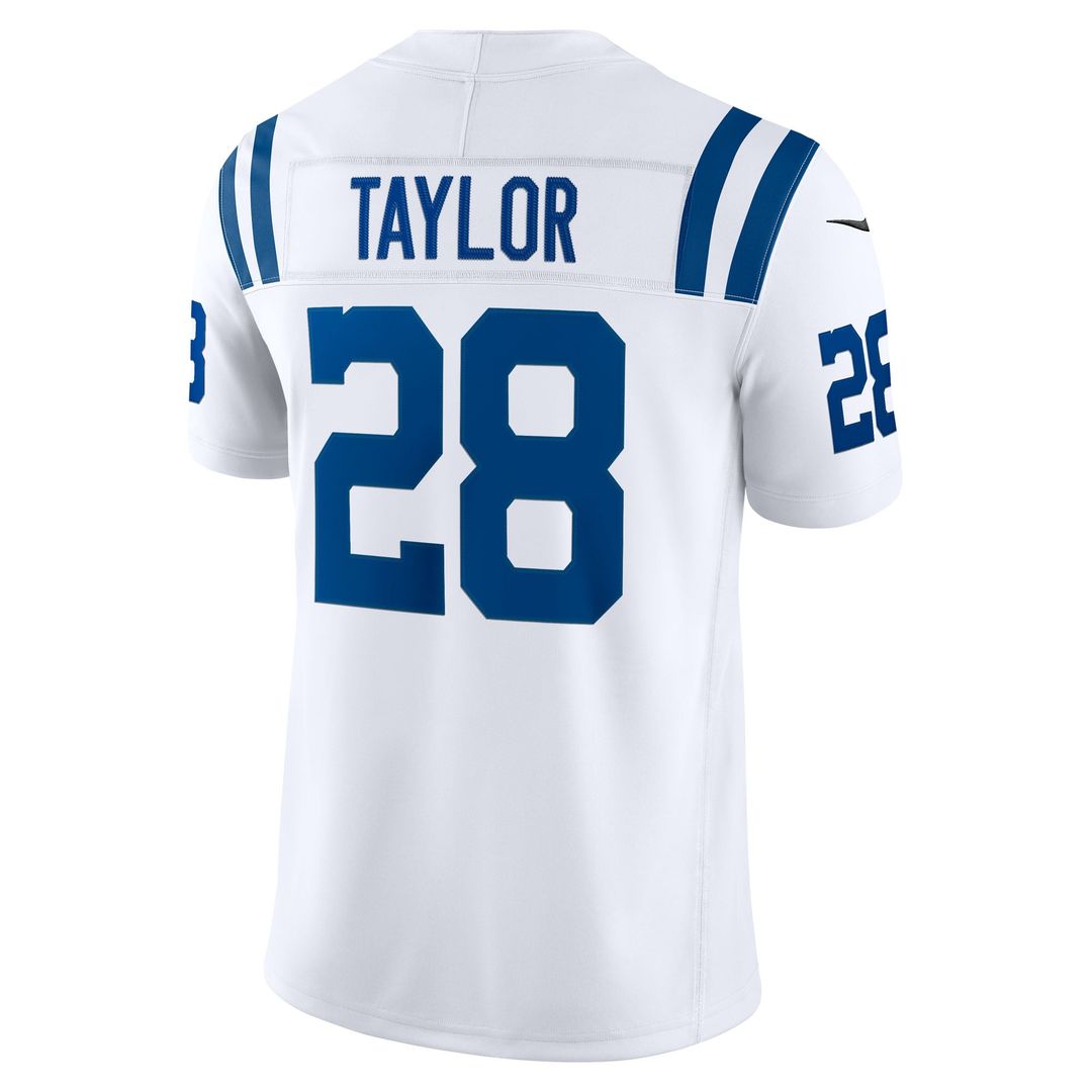Indianapolis Colts Jonathan Taylor White Vapor F.U.S.E. Stitched Limited Jersey | NFL Football Jersey