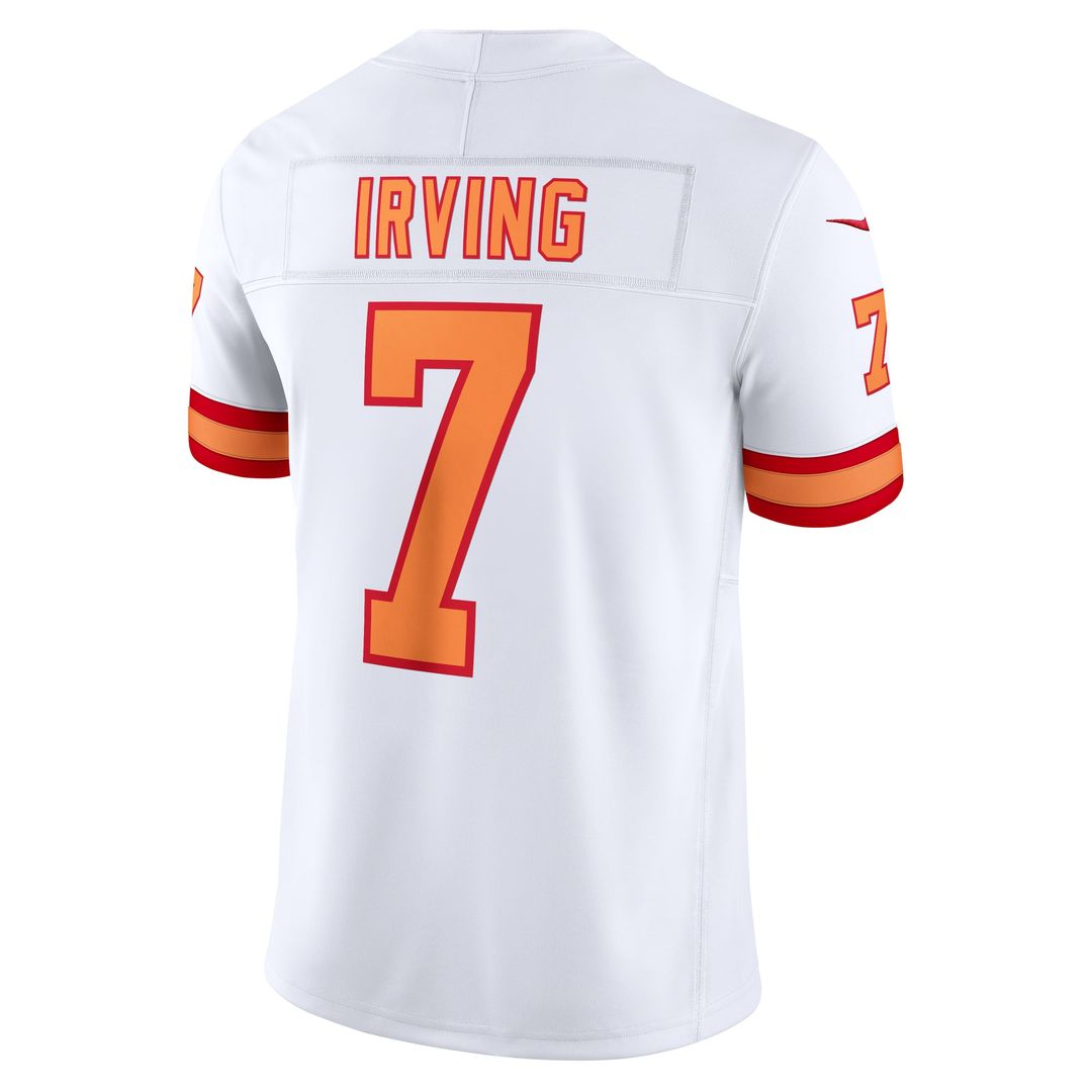 '76 Tampa Bay Buccaneers Bucky Irving White Vapor F.U.S.E. Player Limited Jersey | NFL Football Jersey