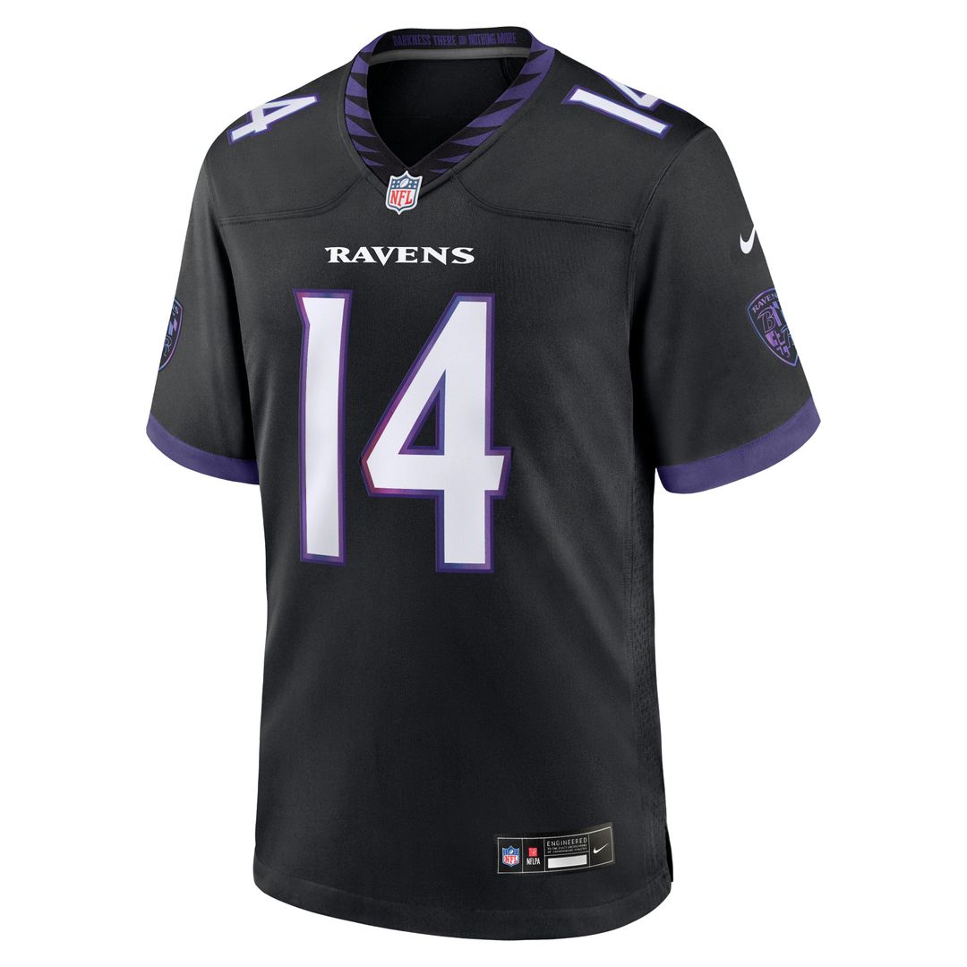 Baltimore Ravens Kyle Hamilton Black Alternate Game Jersey | NFL Football Jersey