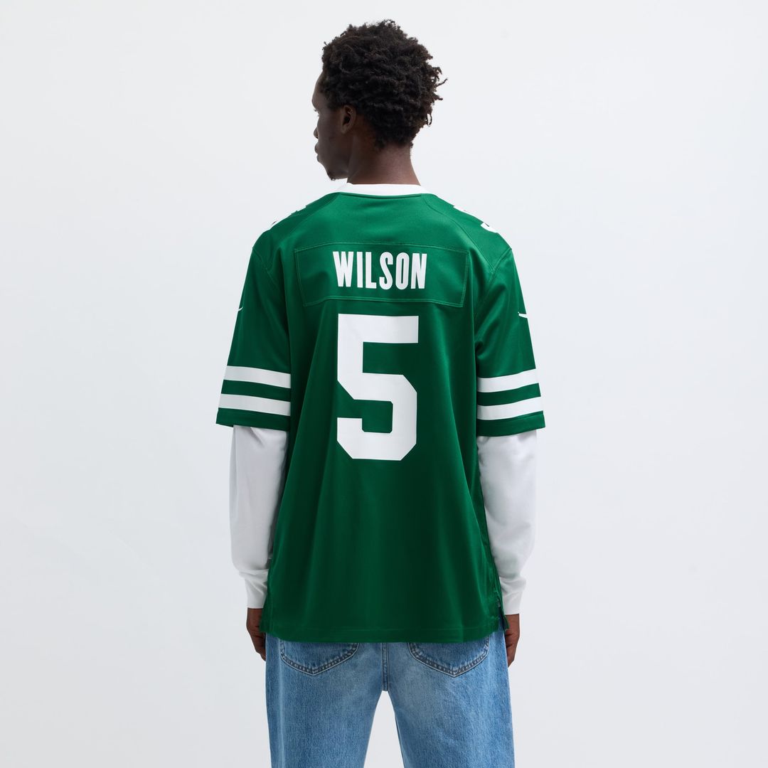 New York Jets Garrett Wilson Legacy White Game Jersey | NFL Football Jersey
