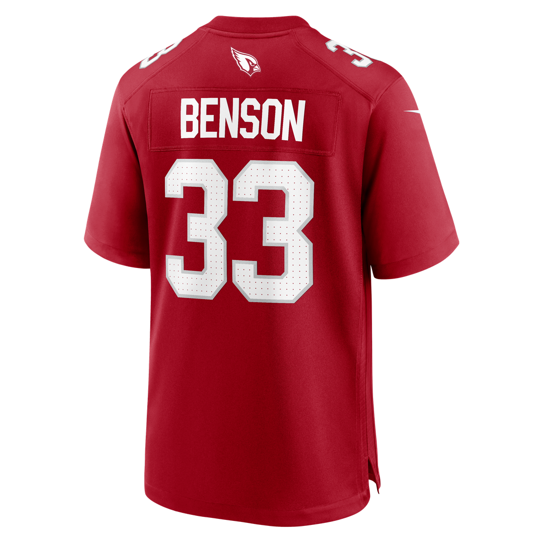 Arizona Cardinals Trey Benson Cardinal Team Game Jersey | NFL Football Jersey