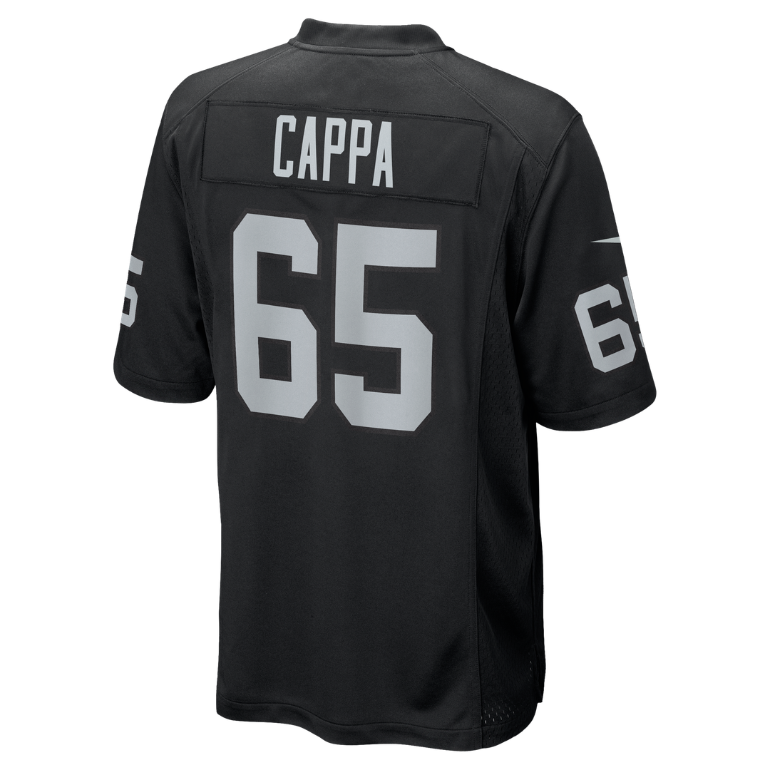 Las Vegas Raiders Alex Cappa Black Team Game Jersey | NFL Football Jersey