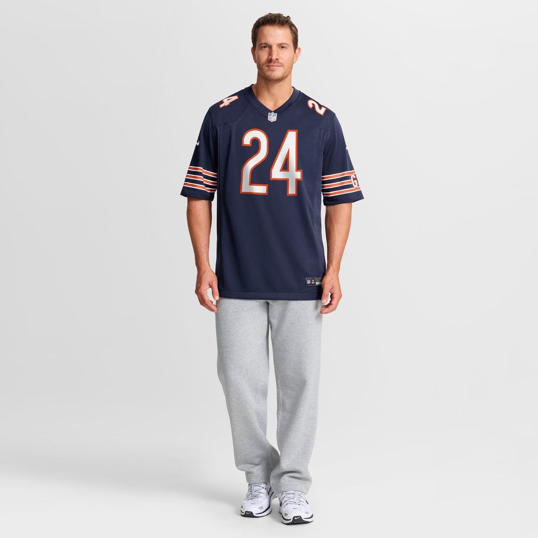 Chicago Bears Malik Muhammad Navy Team Game Jersey | NFL Football Jersey