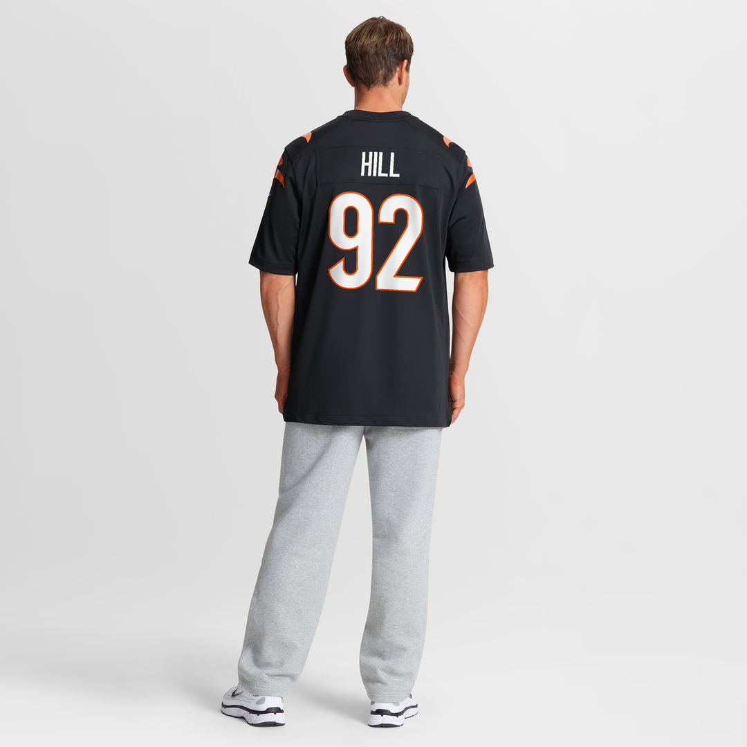 Cincinnati Bengals B.J. Hill Black Game Jersey | NFL Football Jersey