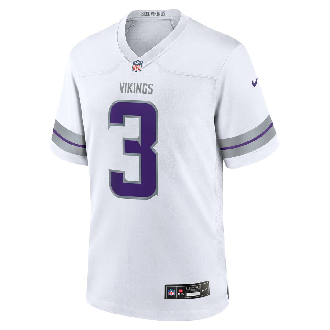 Minnesota Vikings Addison White Alternate Game Player Jersey | NFL Football Jersey