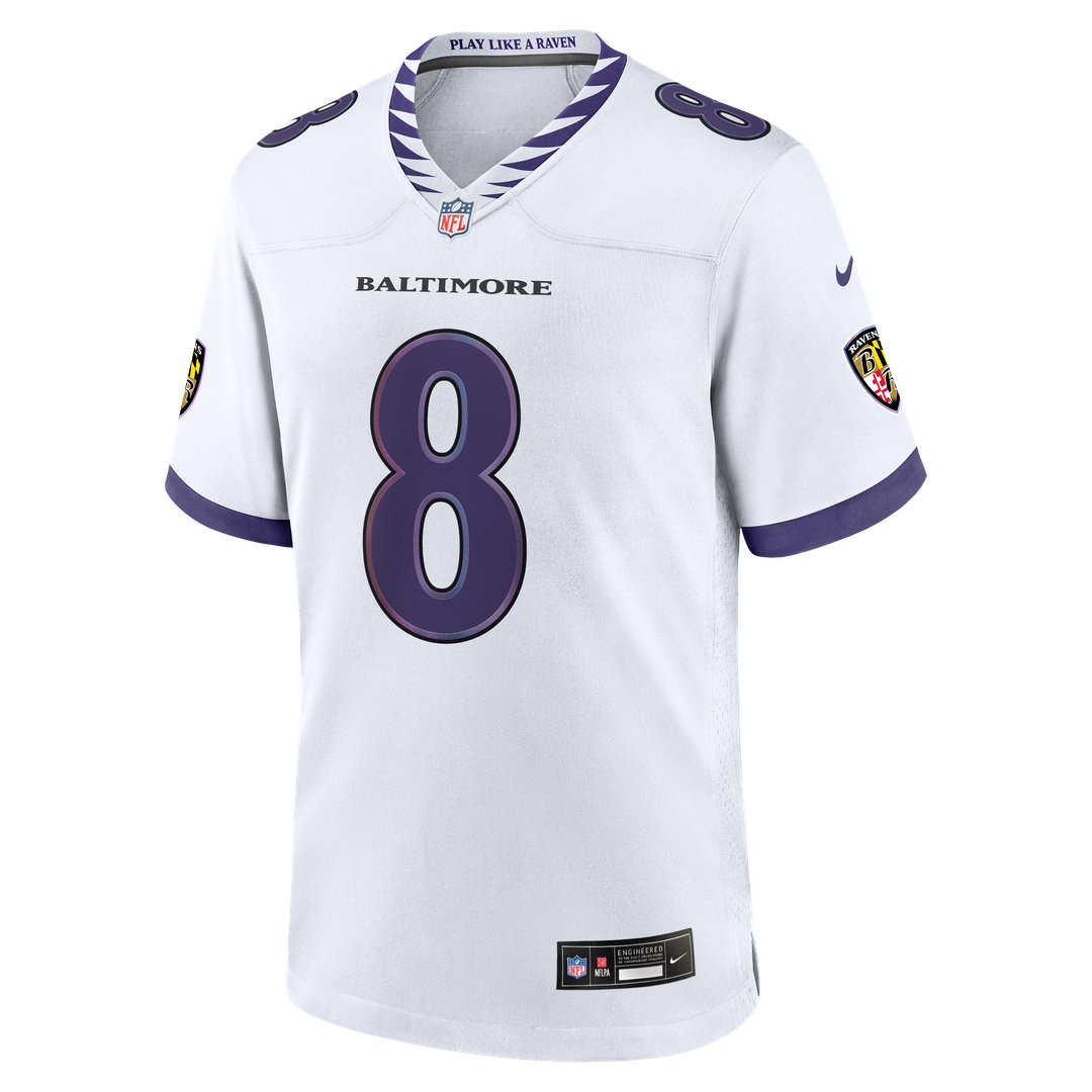 Baltimore Ravens Lamar Jackson Black Alternate Game Jersey | NFL Football Jersey