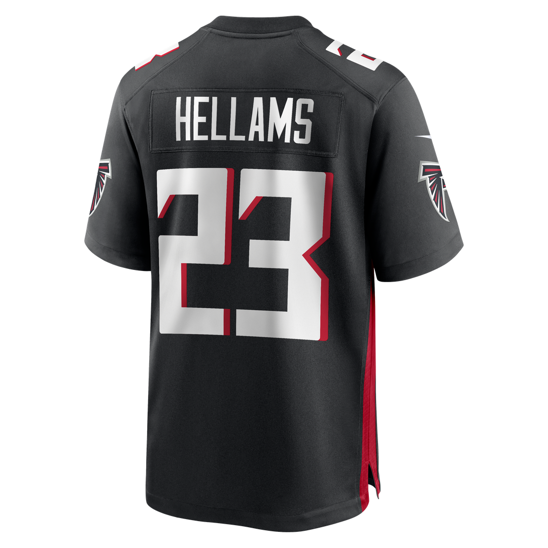 Atlanta Falcons DeMarcco Hellams Black Team Game Jersey | NFL Football Jersey