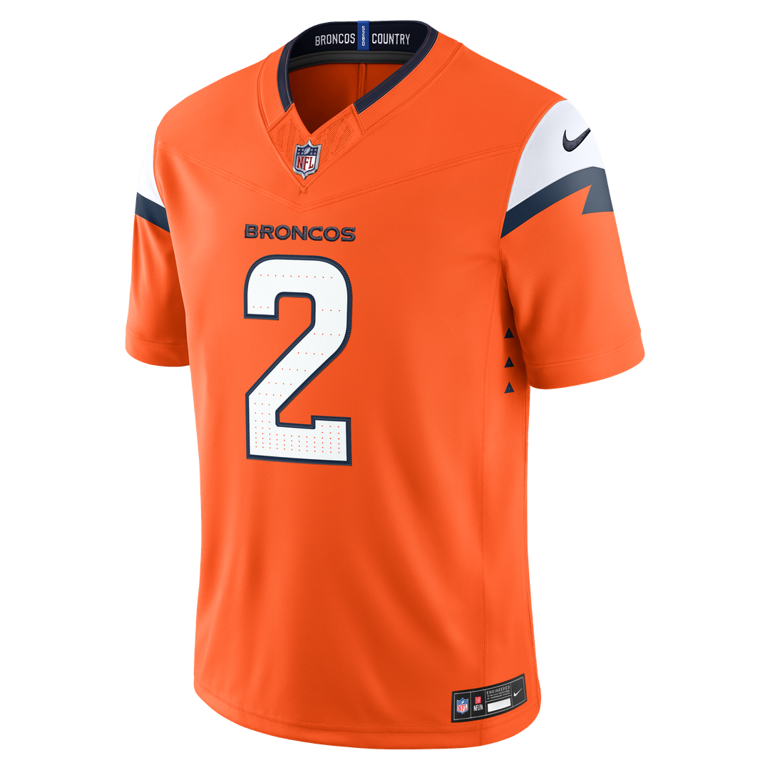Denver Broncos Pat Surtain II Navy Alternate Vapor F.U.S.E. Stitched Limited Jersey | NFL Football Jersey