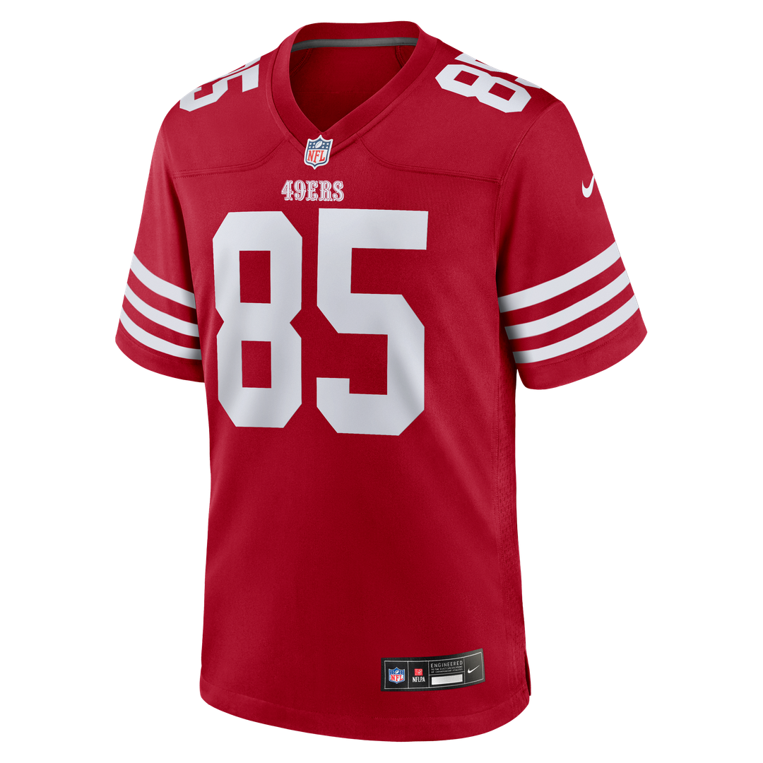 San Francisco 49ers George Kittle Scarlet Player Game Jersey | NFL Football Jersey