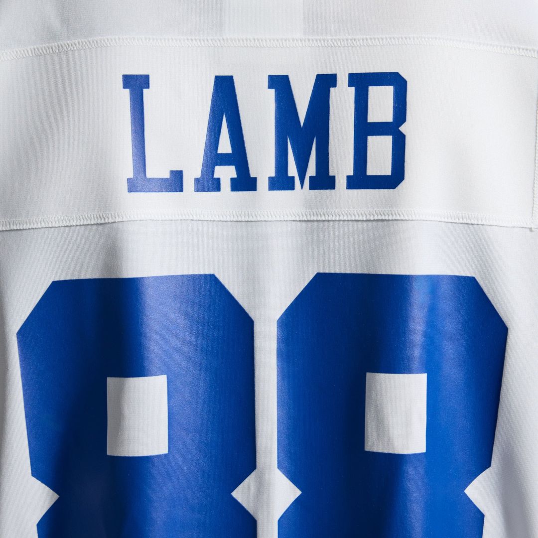 Dallas Cowboys CeeDee Lamb White Game Team Jersey | NFL Football Jersey