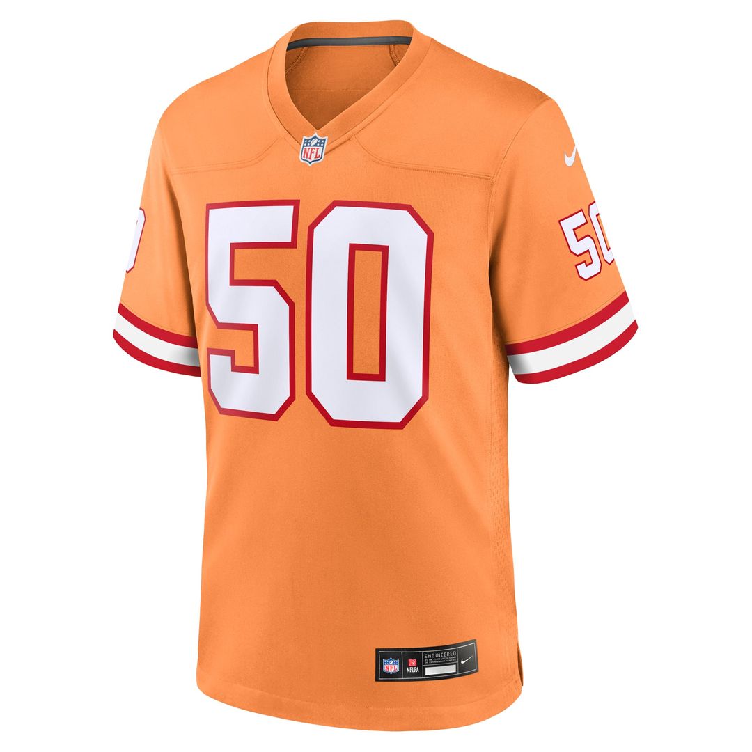 Tampa Bay Buccaneers Vita Vea Orange Throwback Game Jersey | NFL Football Jersey