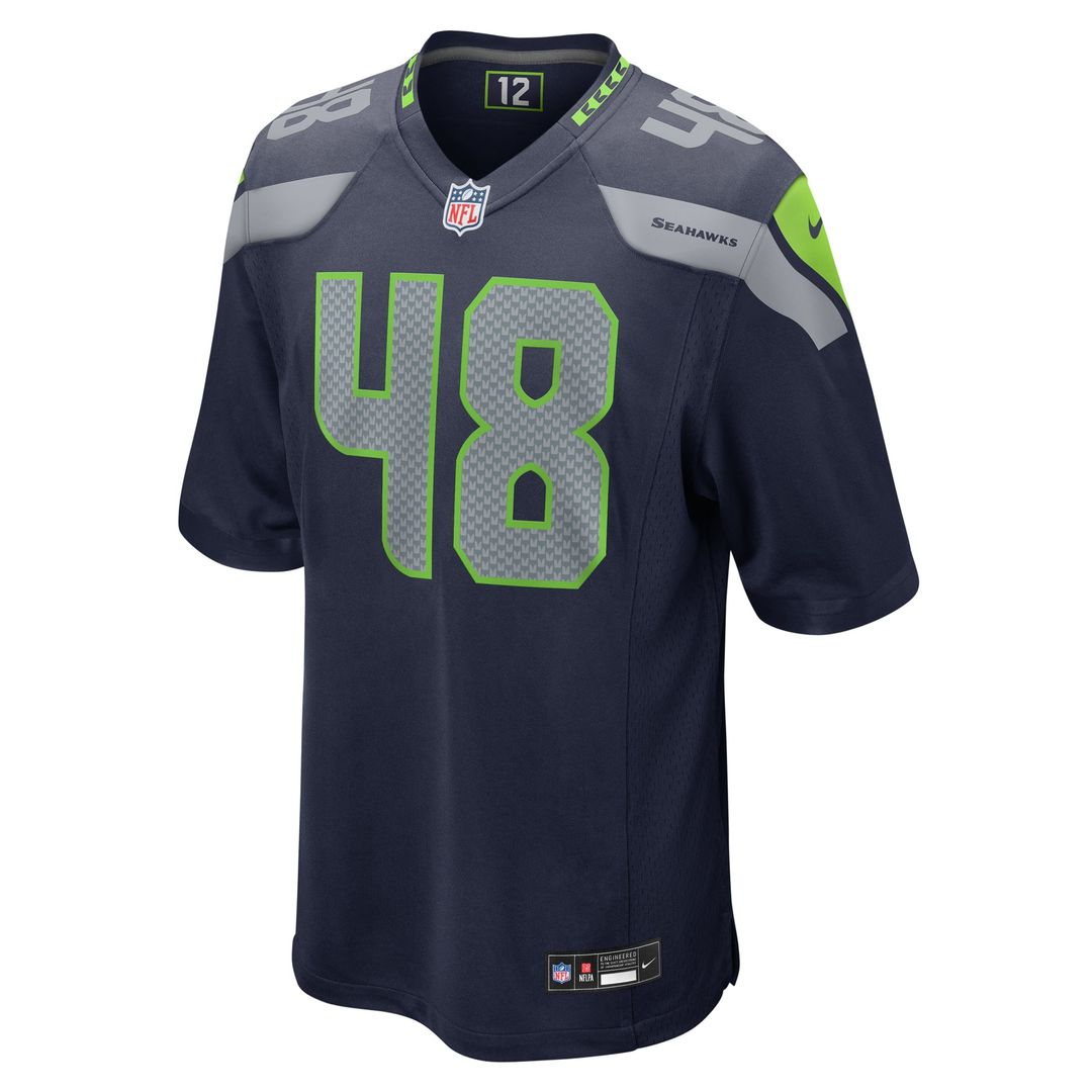 Seattle Seahawks Tyrice Knight College Navy Game Jersey | NFL Football Jersey