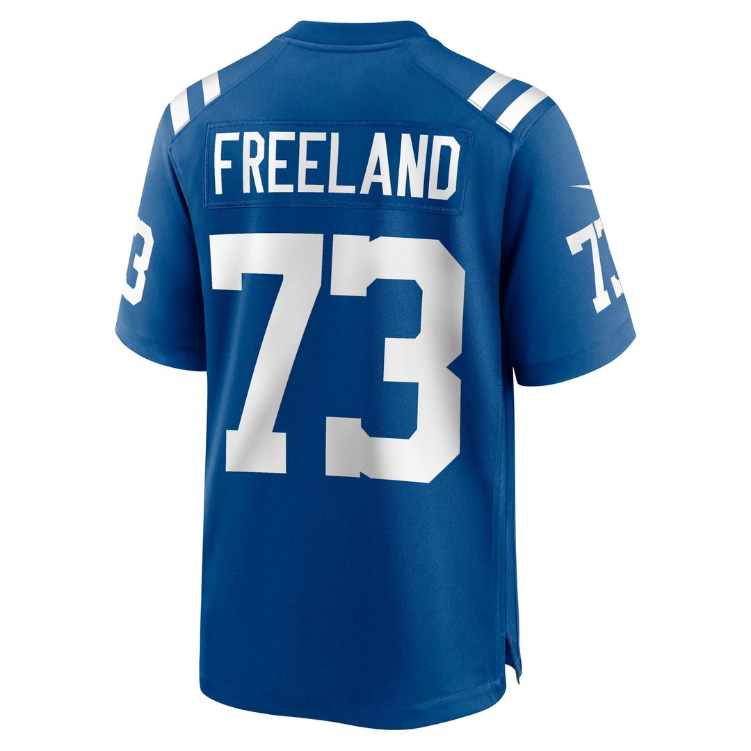 Indianapolis Colts Blake Freeland Royal Team Game Jersey | NFL Football Jersey