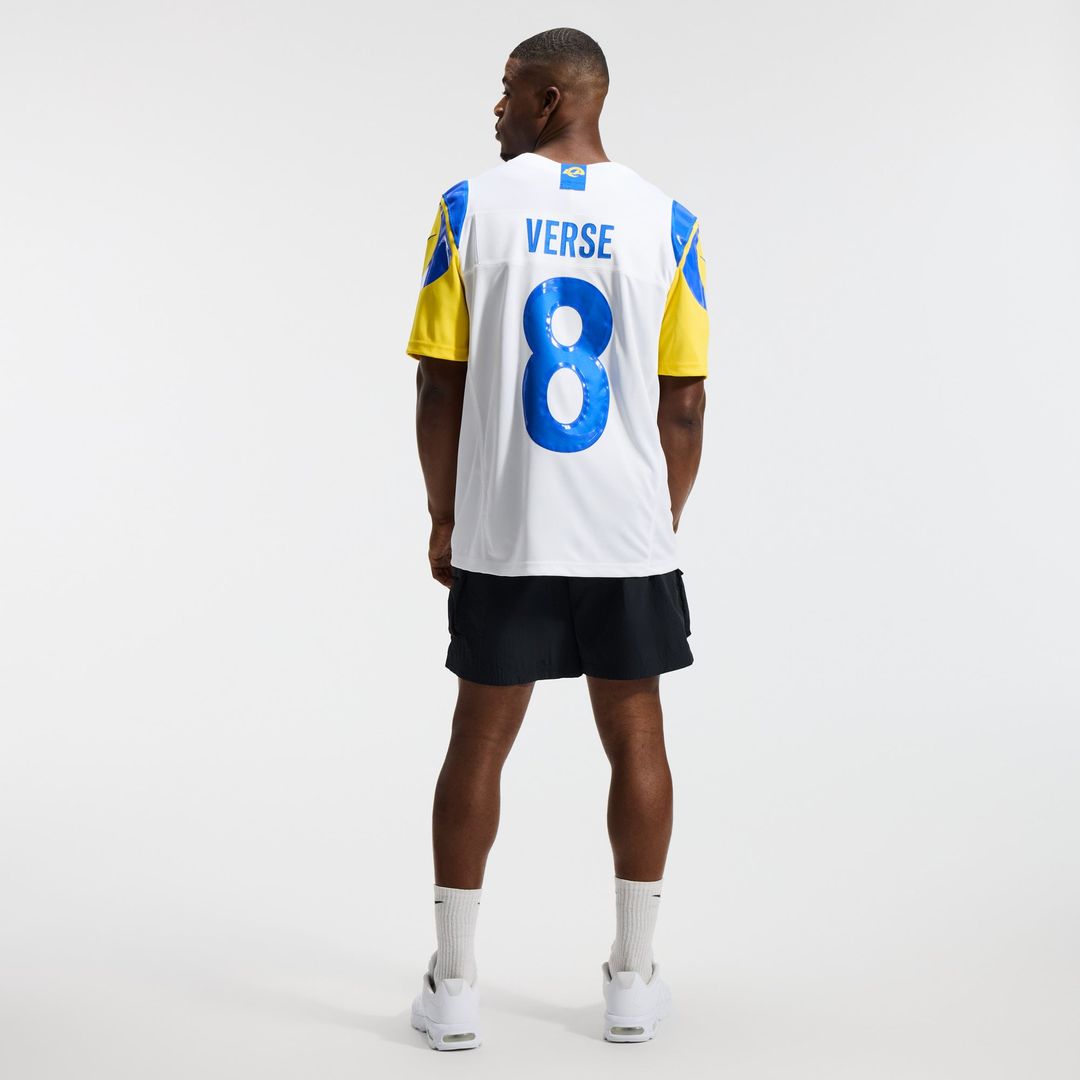 Los Angeles Rams Jared Verse White Vapor F.U.S.E. Stitched Limited Jersey | NFL Football Jersey