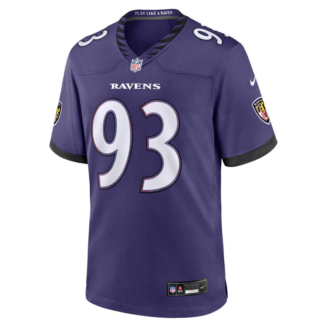 Baltimore Ravens Calais Campbell Purple Team Game Jersey | NFL Football Jersey