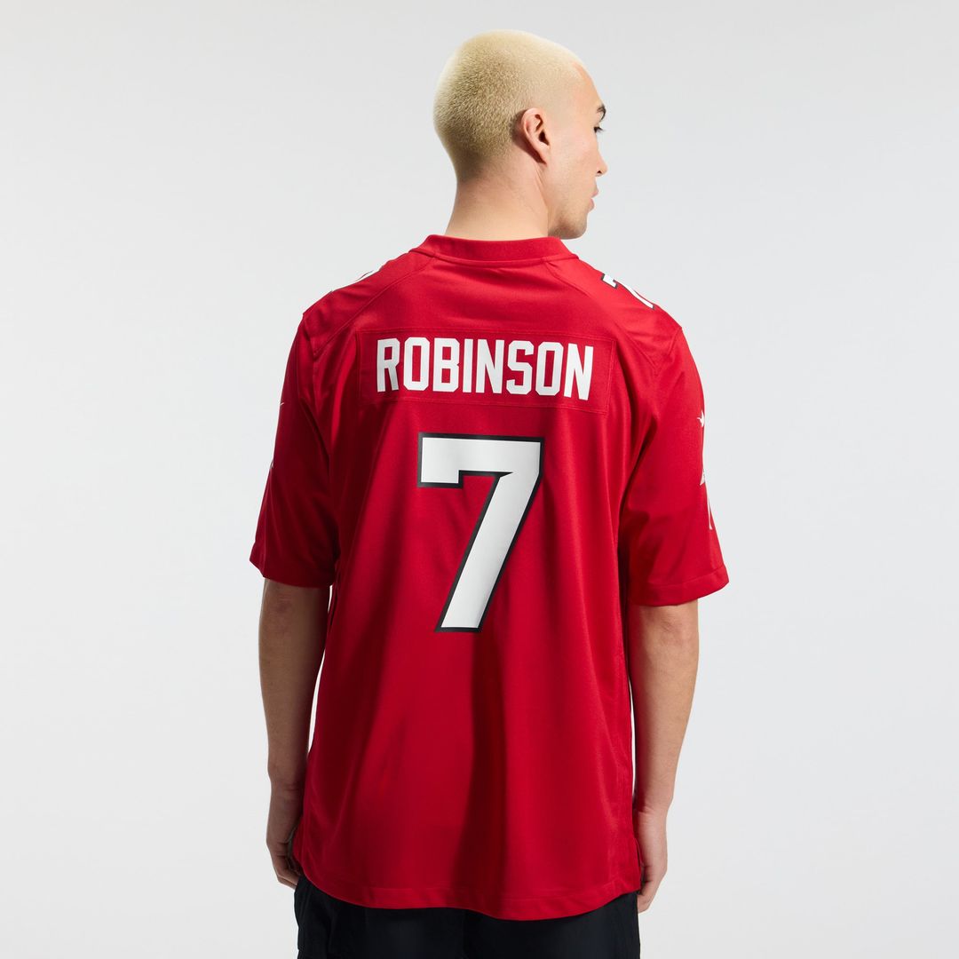 Atlanta Falcons Bijan Robinson White Game Jersey | NFL Football Jersey