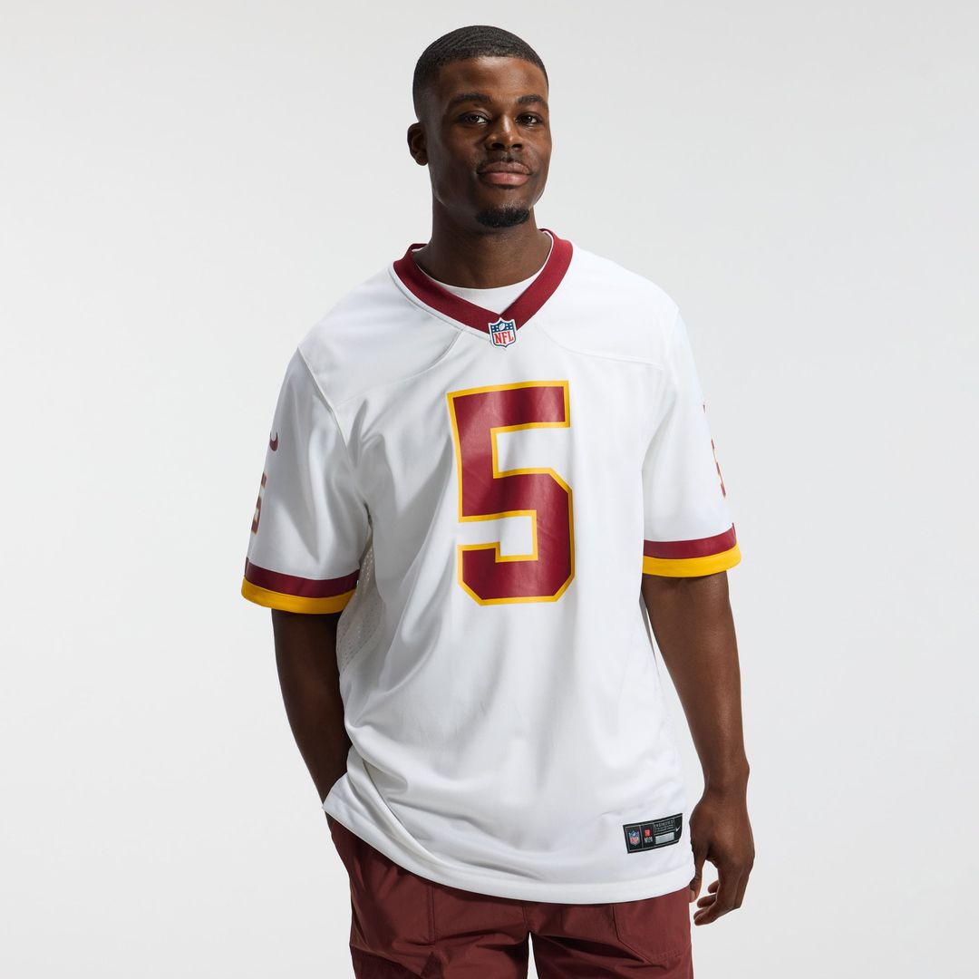 Washington Commanders Jayden Daniels Burgundy Game Jersey | NFL Football Jersey