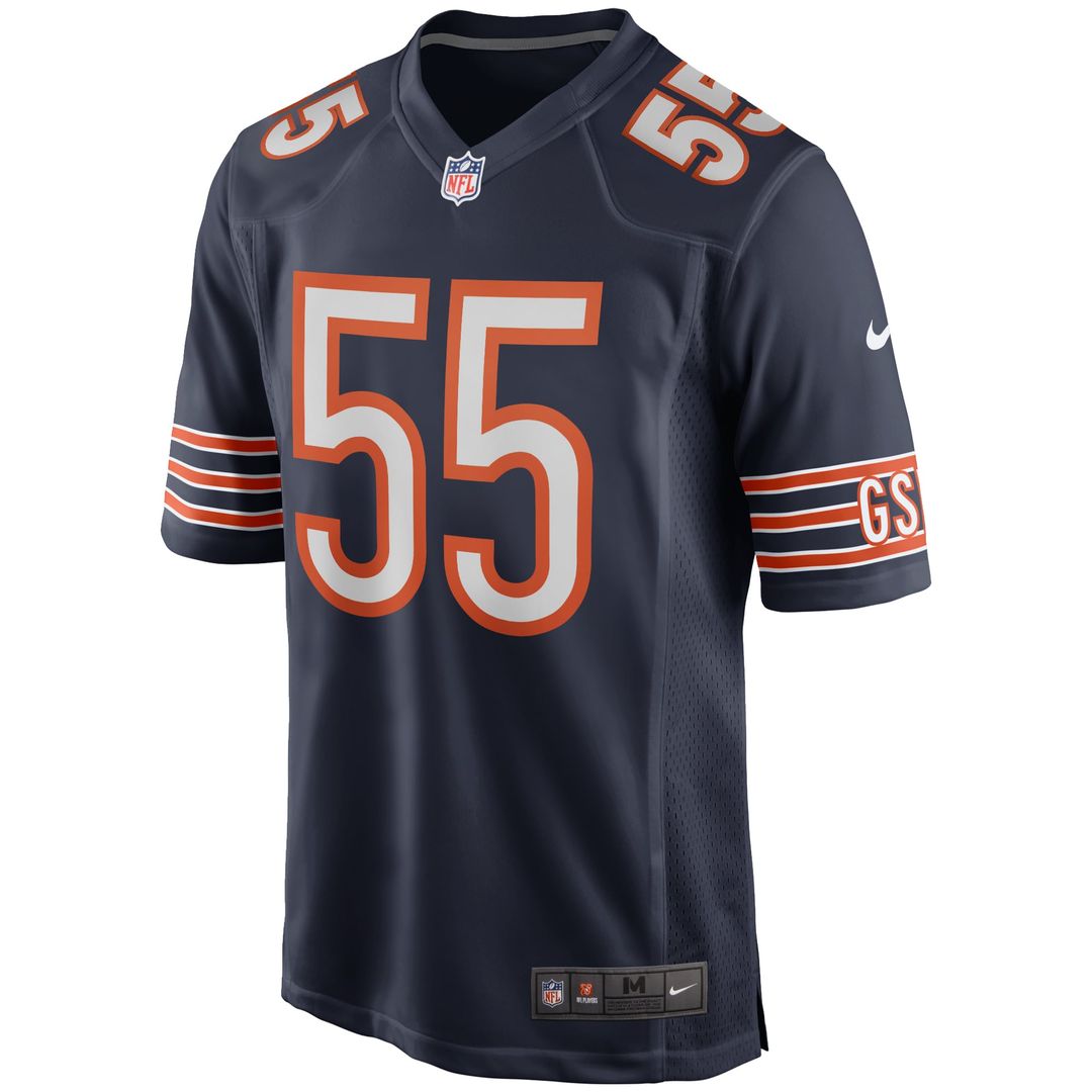 Chicago Bears Lance Briggs Navy Game Retired Player Jersey | NFL Football Jersey