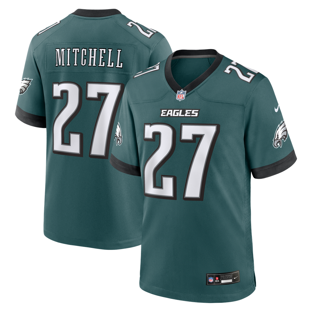 Philadelphia Eagles Quinyon Mitchell Kelly Green Alternate Game Jersey | NFL Football Jersey