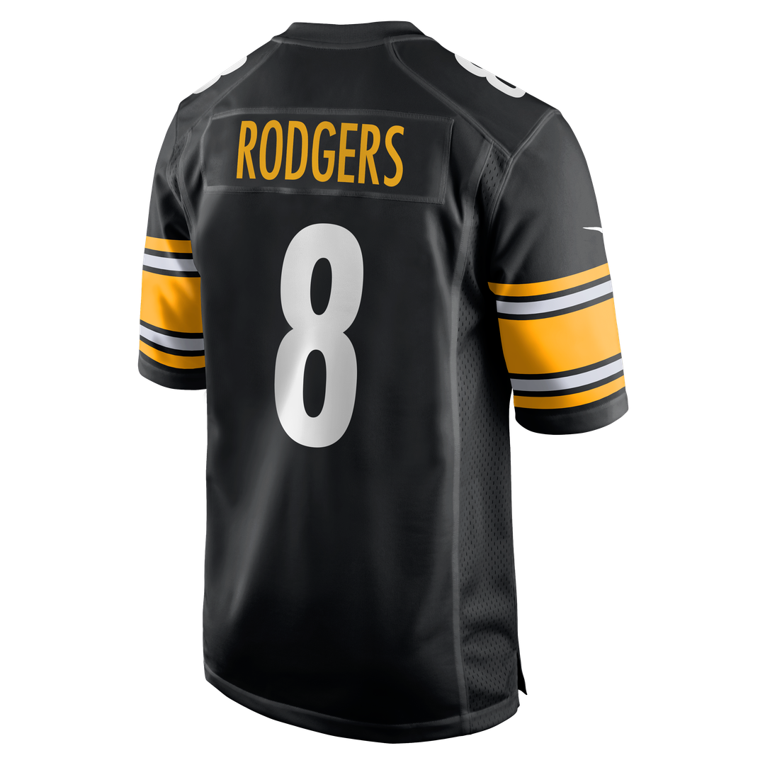 Pittsburgh Steelers Aaron Rodgers White Game Jersey | NFL Football Jersey