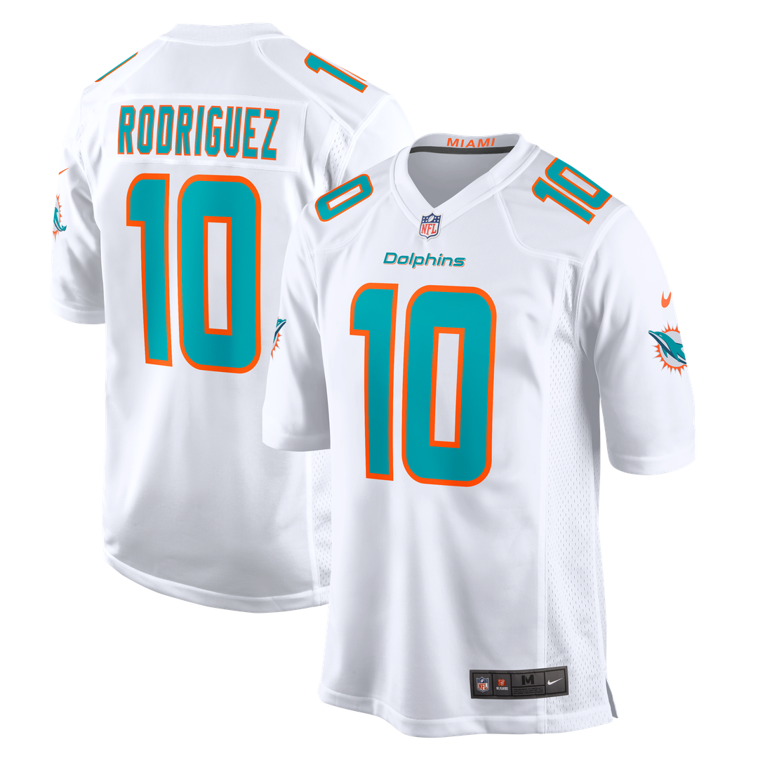 Miami Dolphins Jacob Rodriguez Aqua Alternate Game Jersey | NFL Football Jersey