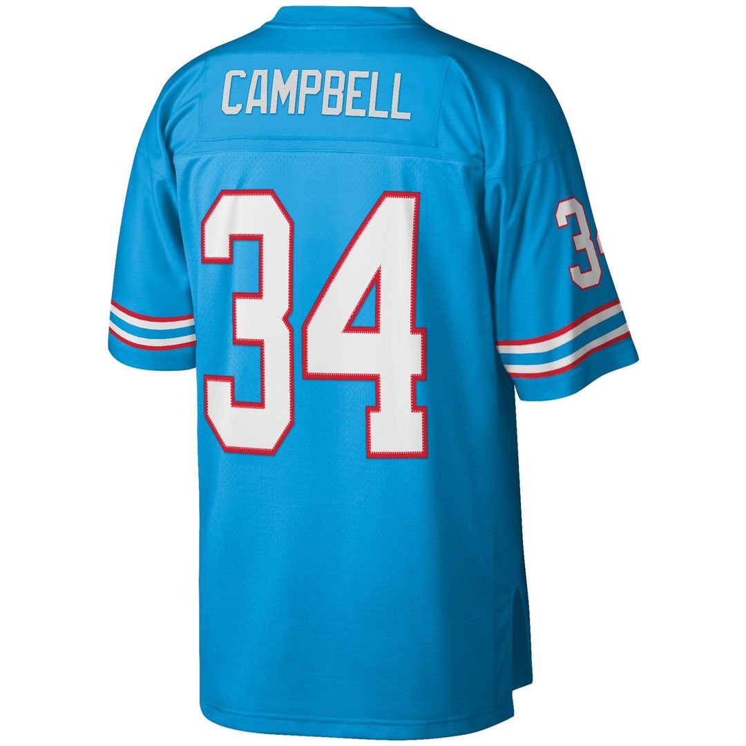 Houston Oilers Earl Campbell Light Blue Legacy Replica Jersey | NFL Football Jersey