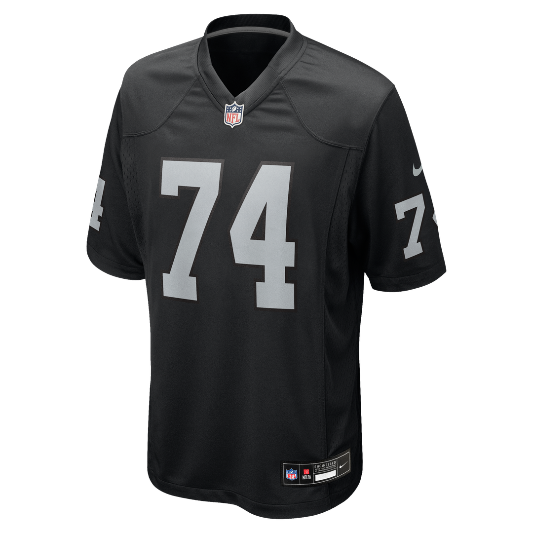 Las Vegas Raiders Kolton Miller Black Game Jersey | NFL Football Jersey