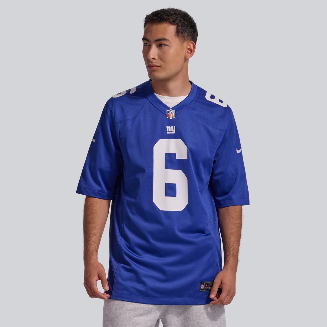 New York Giants Jaxson Dart Red Alternate Century Red Game Jersey | NFL Football Jersey