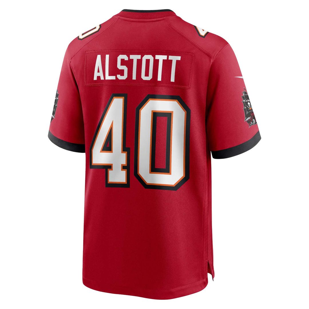Tampa Bay Buccaneers Mike Alstott Red Retired Player Game Jersey | NFL Football Jersey