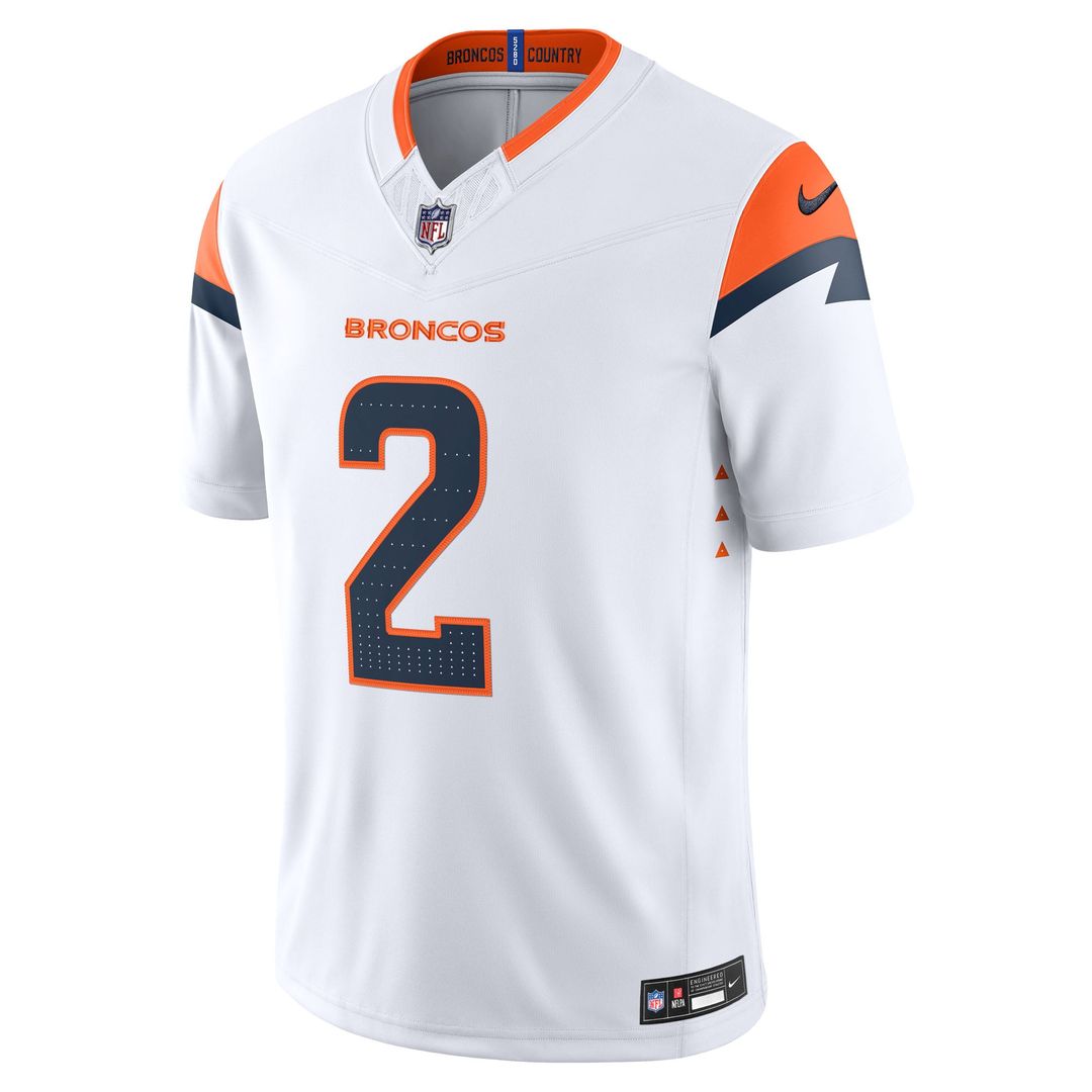 Denver Broncos Pat Surtain II Navy Alternate Vapor F.U.S.E. Stitched Limited Jersey | NFL Football Jersey