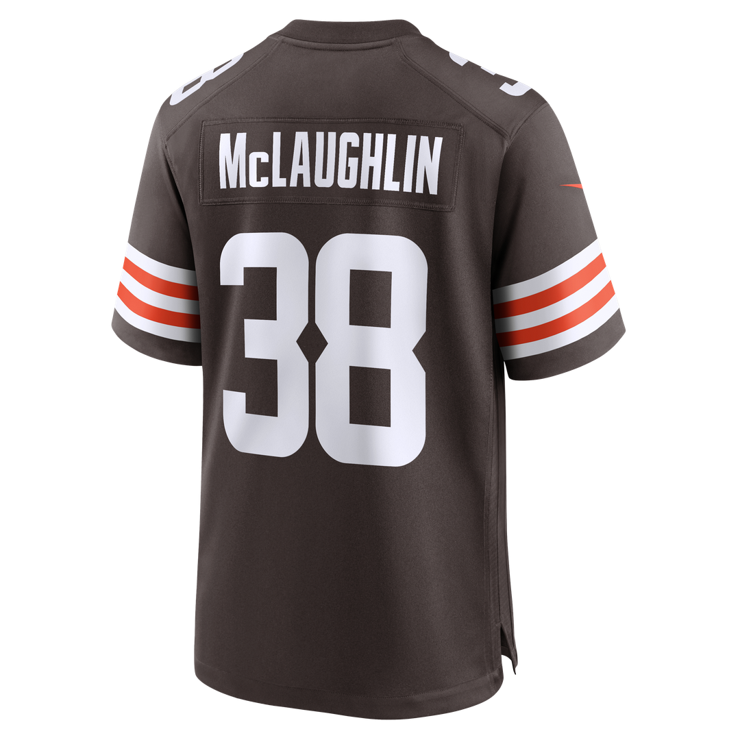 Cleveland Browns Jaleel McLaughlin Brown Team Game Jersey | NFL Football Jersey